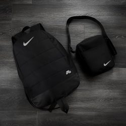 Комплект twix рюкзак + барсетка intruder nike черный (1/ 1591039322)