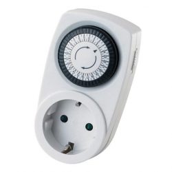 Механический таймер дневной horoz electric timer-1 белый (20053100238)
